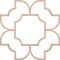 Ekena Millwork 41W x 41H x 38T Small Anderson Decorative Fretwork Wood Ceiling Panels, Red Oak CELW41X41X0375ANDRO - alternate 5